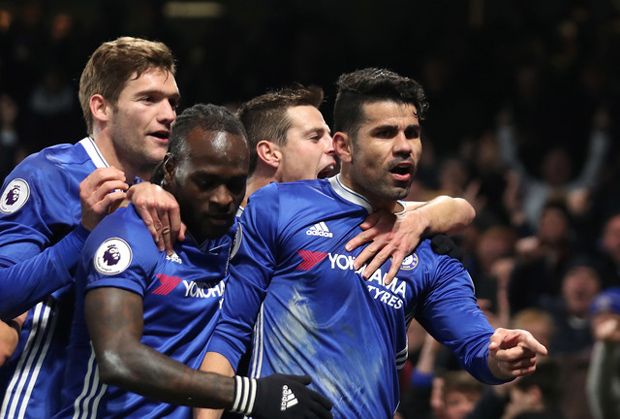 Gol Diego Costa ke Gawang...
