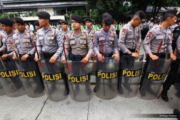 Sidang Ahok, Polisi...