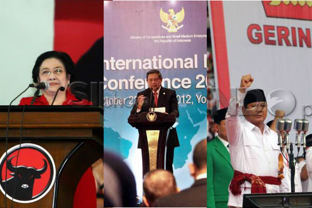 SBY, Megawati, dan Prabowo...