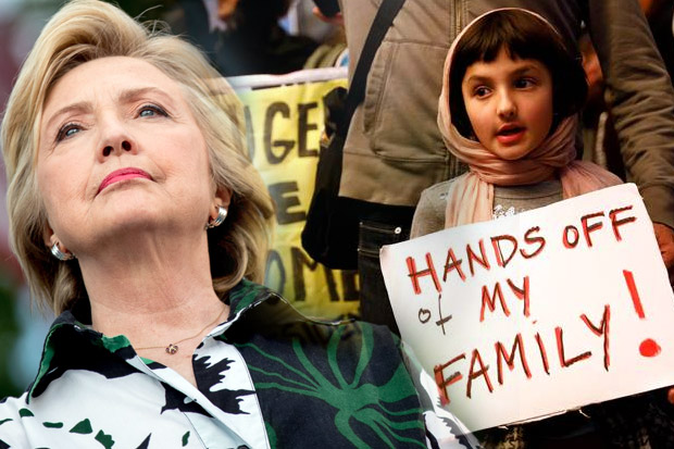 Hillary Dukung Demo...