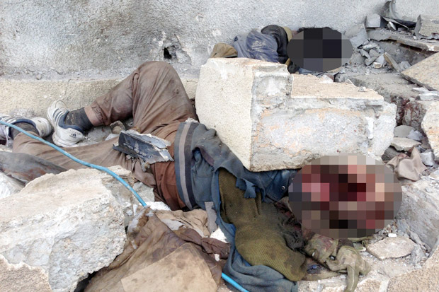 Mayat Militan ISIS di...
