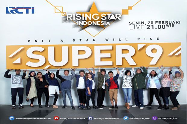 Peserta Super 9 Rising...