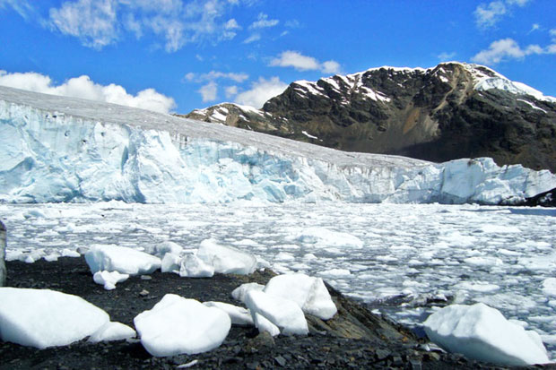Huge Antarctic Glacier...