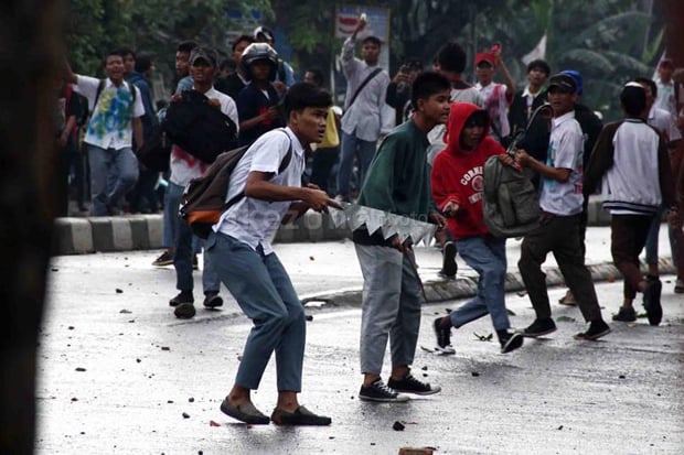 Pelaku Tawuran di Flyover...