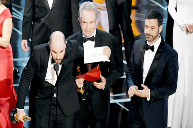 Oscars 2017 for Moonlight...