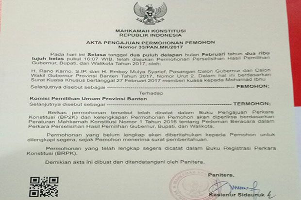 Rano-Embay Resmi Daftarkan...