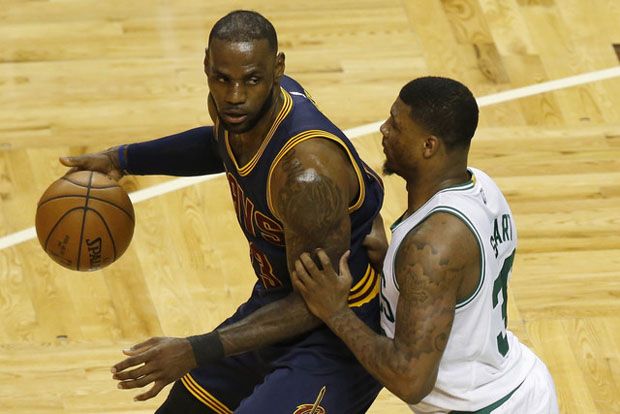 Triple-double King James...