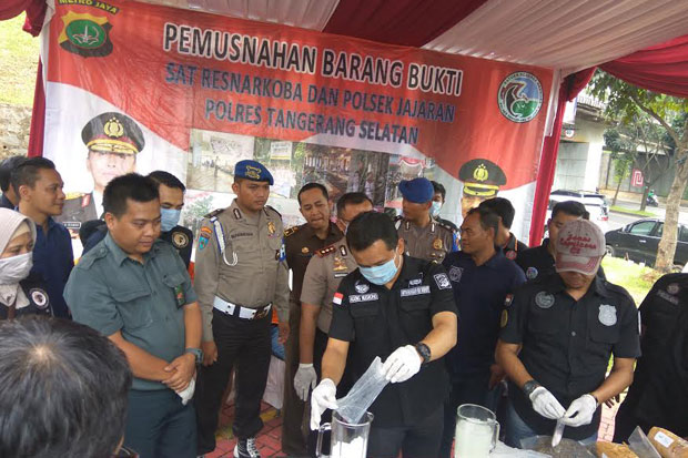 Bongkar Peredaran Narkoba...