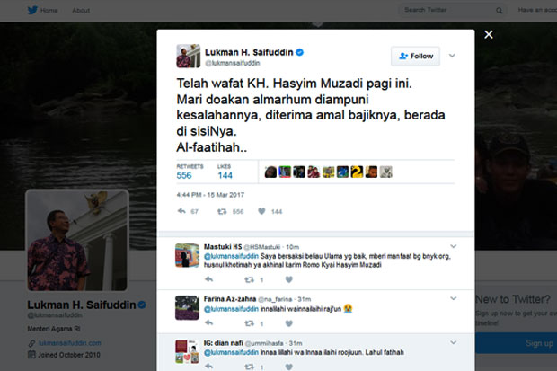 KH Hasyim Muzadi Died...
