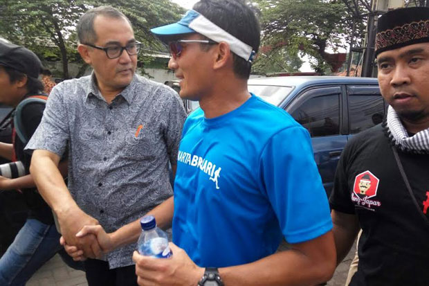 Sandiaga Uno Datangi...