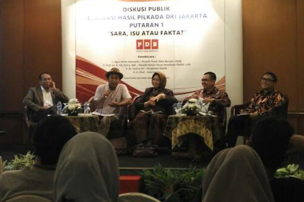 PDB Sebut Hasil Pilgub...