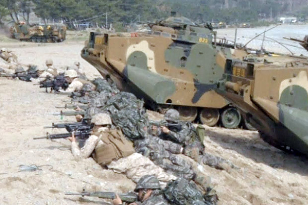 Korut: Latihan Perang...