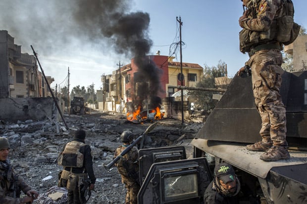 Perang Mosul, Pertempuran...