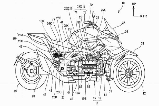 Honda Patenkan Motor...