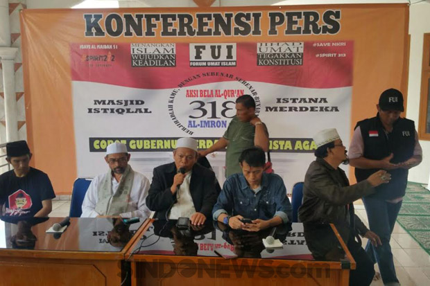 Jelang Aksi 313, Mendadak...