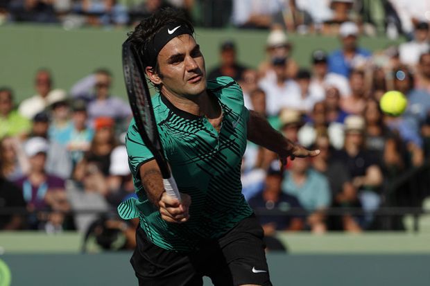 Roger Federer Kesulitan...
