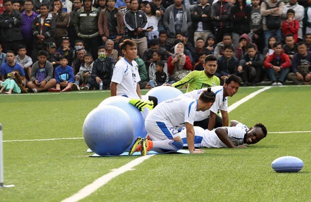 Penampakan Michael Essien...