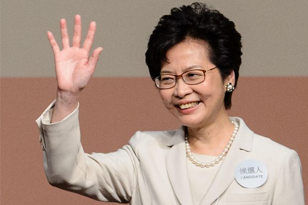 Carrie Lam, Pemimpin...