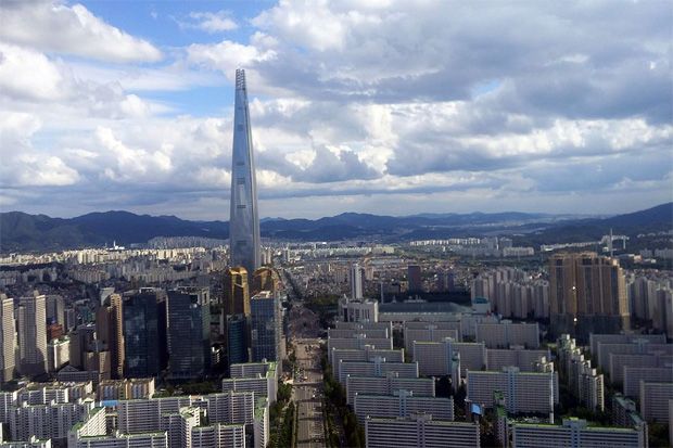 Lotte World Tower, Gedung...