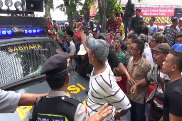 Eksekusi Pasar Merjosari...