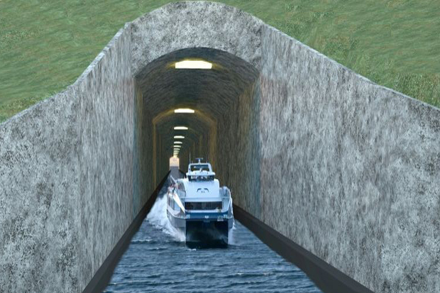 Norwegia Bikin Terowongan...