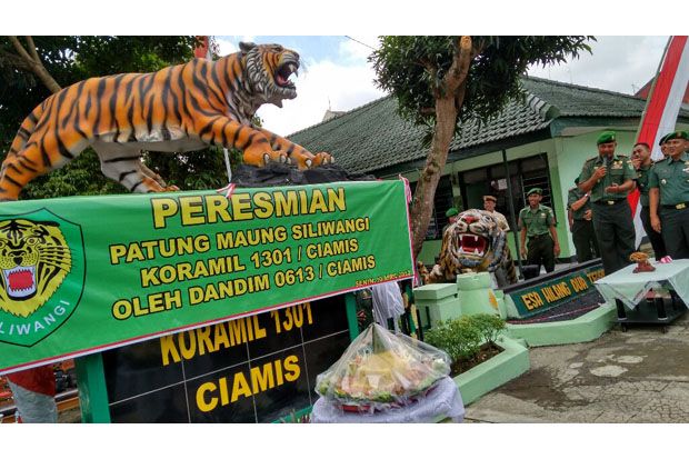 Ini Patung Macan Siliwangi...