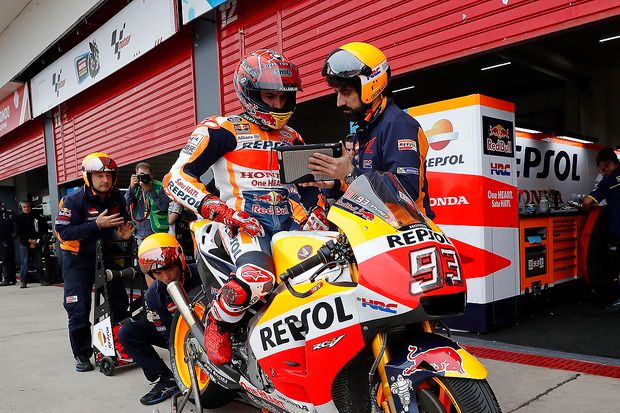 Ups, Marc Marquez Keceplosan...