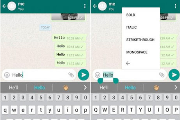 Chatting di WhatsApp...