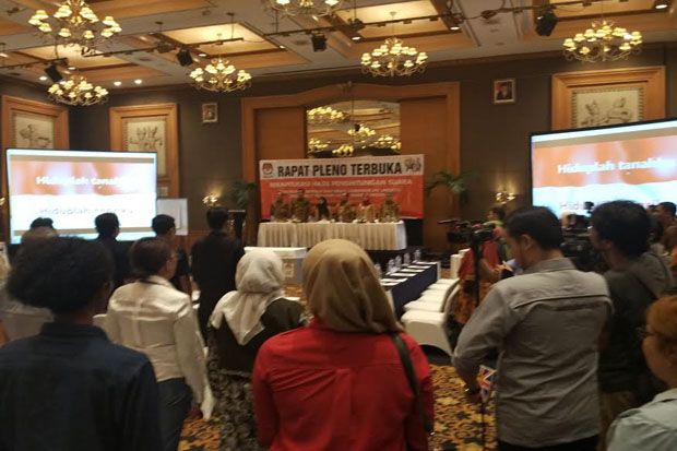 KPU DKI Gelar Rapat...