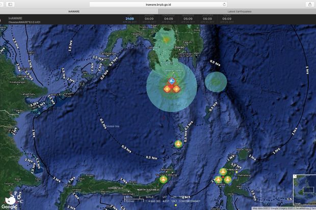 Gempa Sangihe, Peringatan...