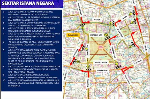 Pengalihan Arus Lalu...