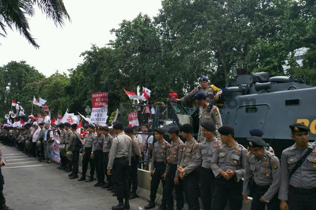 Sidang Vonis Ahok, Polisi...