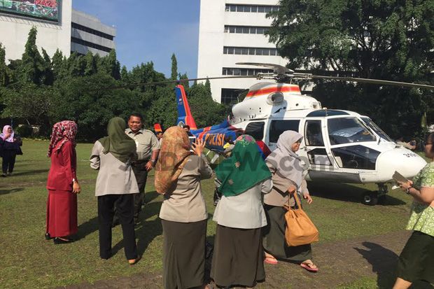 Polda Siagakan Helikopter...