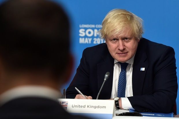 Boris Johnson Tuding...
