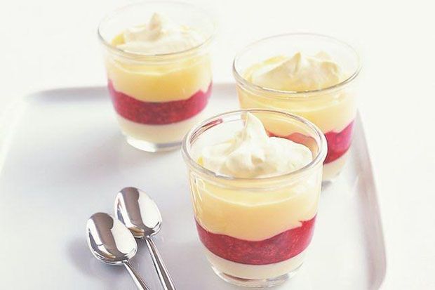 Dessert Raspberry Cokelat...