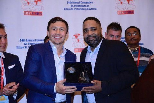 IBF Beri Golovkin Penghargaan...