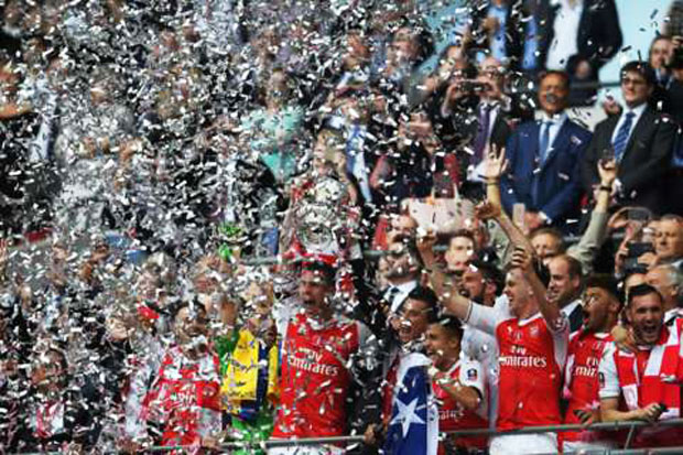 In FA Cup, Arsenal Leading...