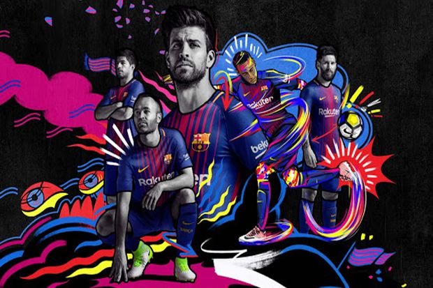 Jersey Barcelona Musim...