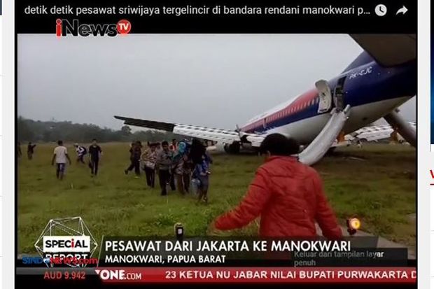 Sriwijaya Air Tergelincir,...