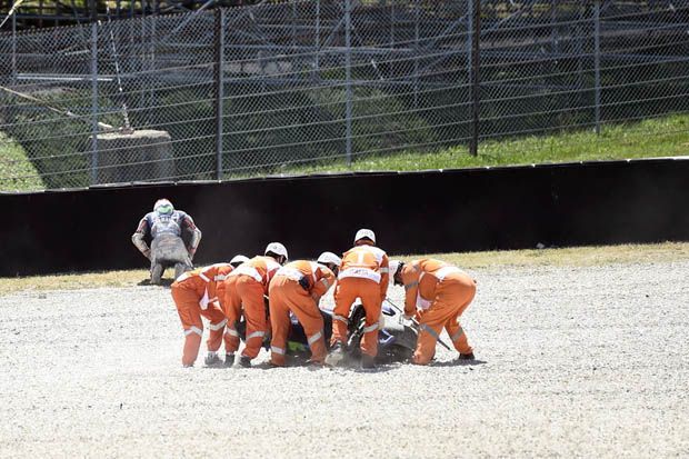 Crash di FP2 MotoGP...