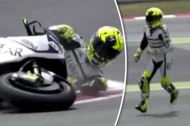 Kecelakaan Alvaro Bautista...