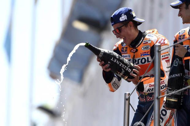 Marquez Senang Rossi-Vinales...