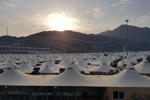 Tenda Jamaah di Mina...