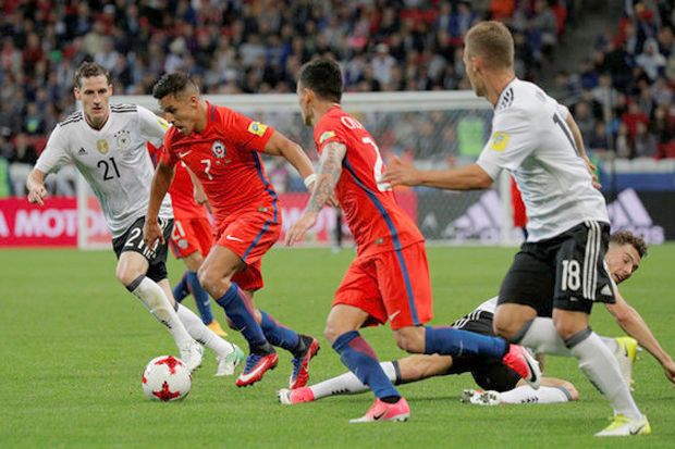 Jerman vs Cile Berakhir...