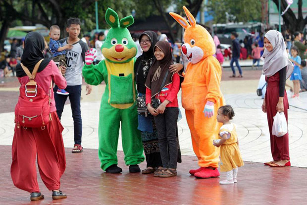 Akhir Pekan, TMII Diserbu...