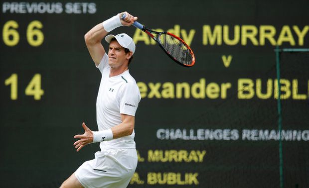 Andy Murray Lewati Rintangan...