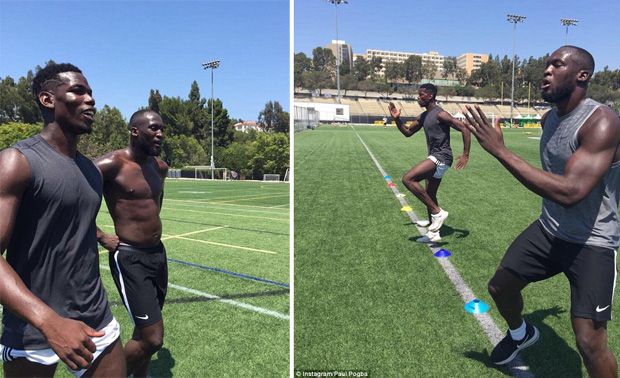 Pogba Pamer Foto Latihan...