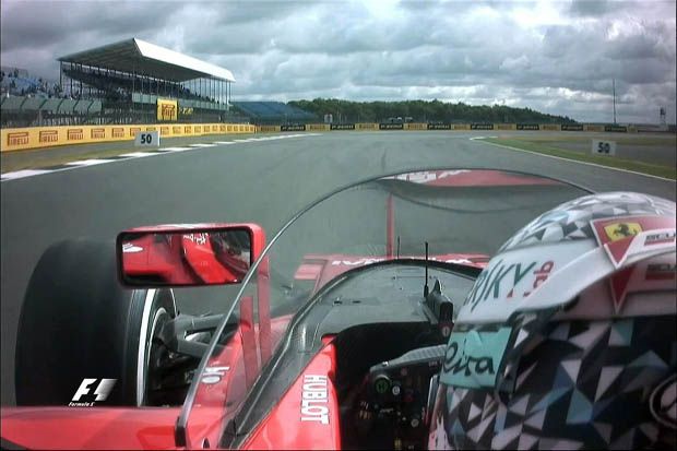 P1 F1 GP Inggris: Red...