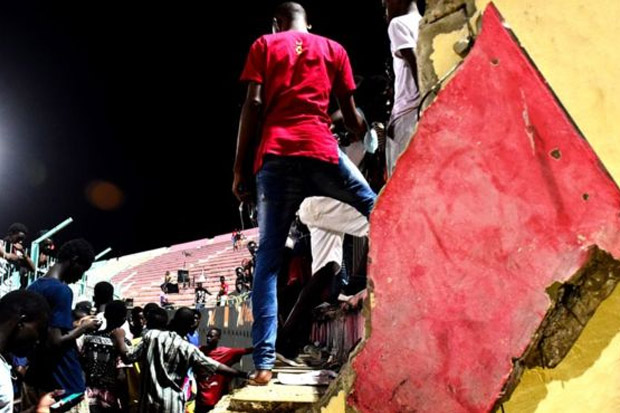 Tembok Stadion di Senegal...
