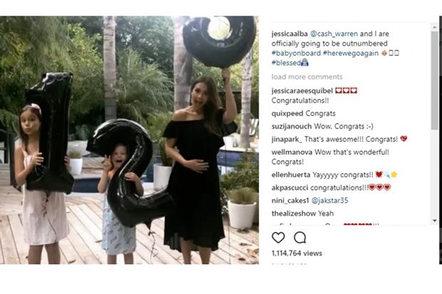 Jessica Alba Pamer Kehamilan...